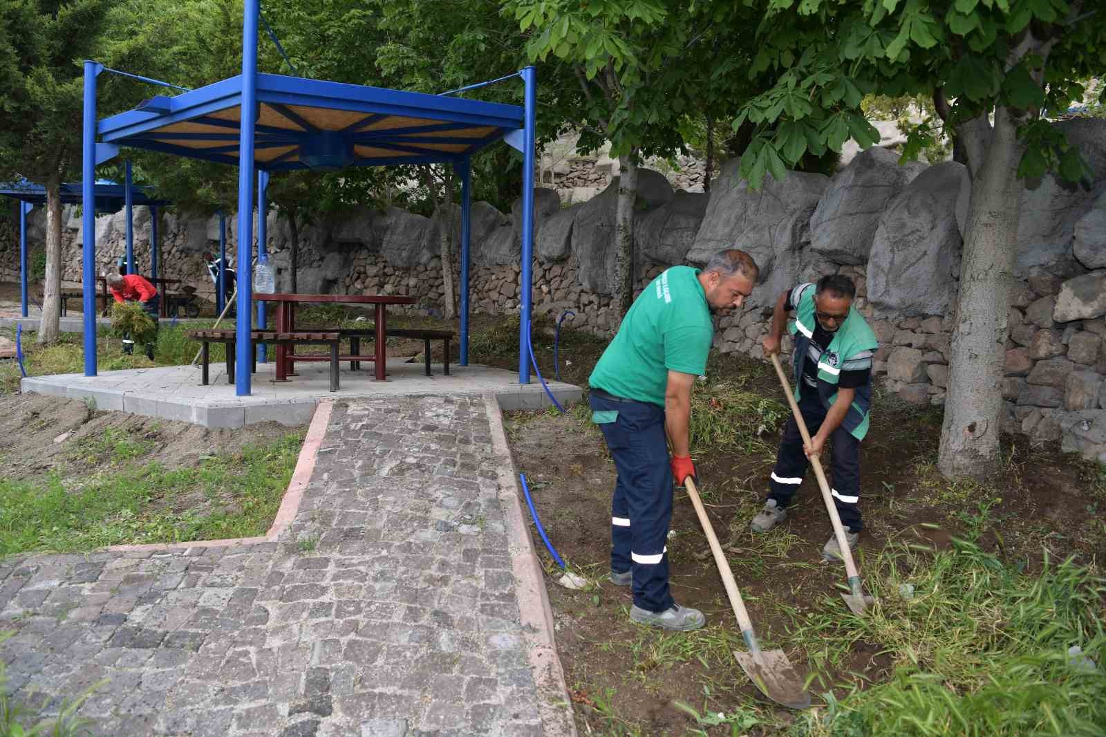 Ali Dağı Mesire Alanı tadilat ve düzenleme çalışmaları incelendi