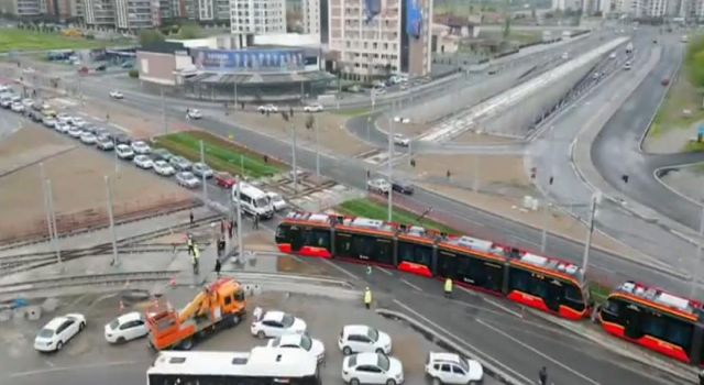 Talas Mevlana-Cumhuriyet Meydanı hattı test sürüşü yapıldı