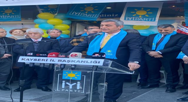 İYİ Parti Büyükşehir Belediye Başkan Adayı Yücel, “Unutulan belediyeciliği Kayseri’de yaşatacağım”