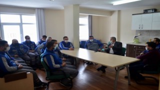 Başkan Özkan Altun KCETAŞ Bünyan İşletme Şefliğini ziyaret etti