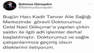 Vali Günaydın’dan Darp Edilen Hekim Açıklaması