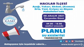 Hacılar’da Su Kesintisi 