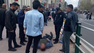 Alkollü kişi polis ekiplerine zor anlar yaşattı 