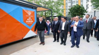 Vali Çiçek, Talas’ın acil durum konteynerini örnek gösterdi
